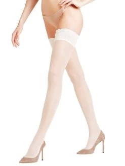Falke Halterloser Strumpf - Seidenglatt 15