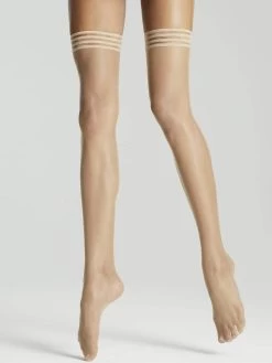 Halterloser Strumpf 10 DEN - All Nude