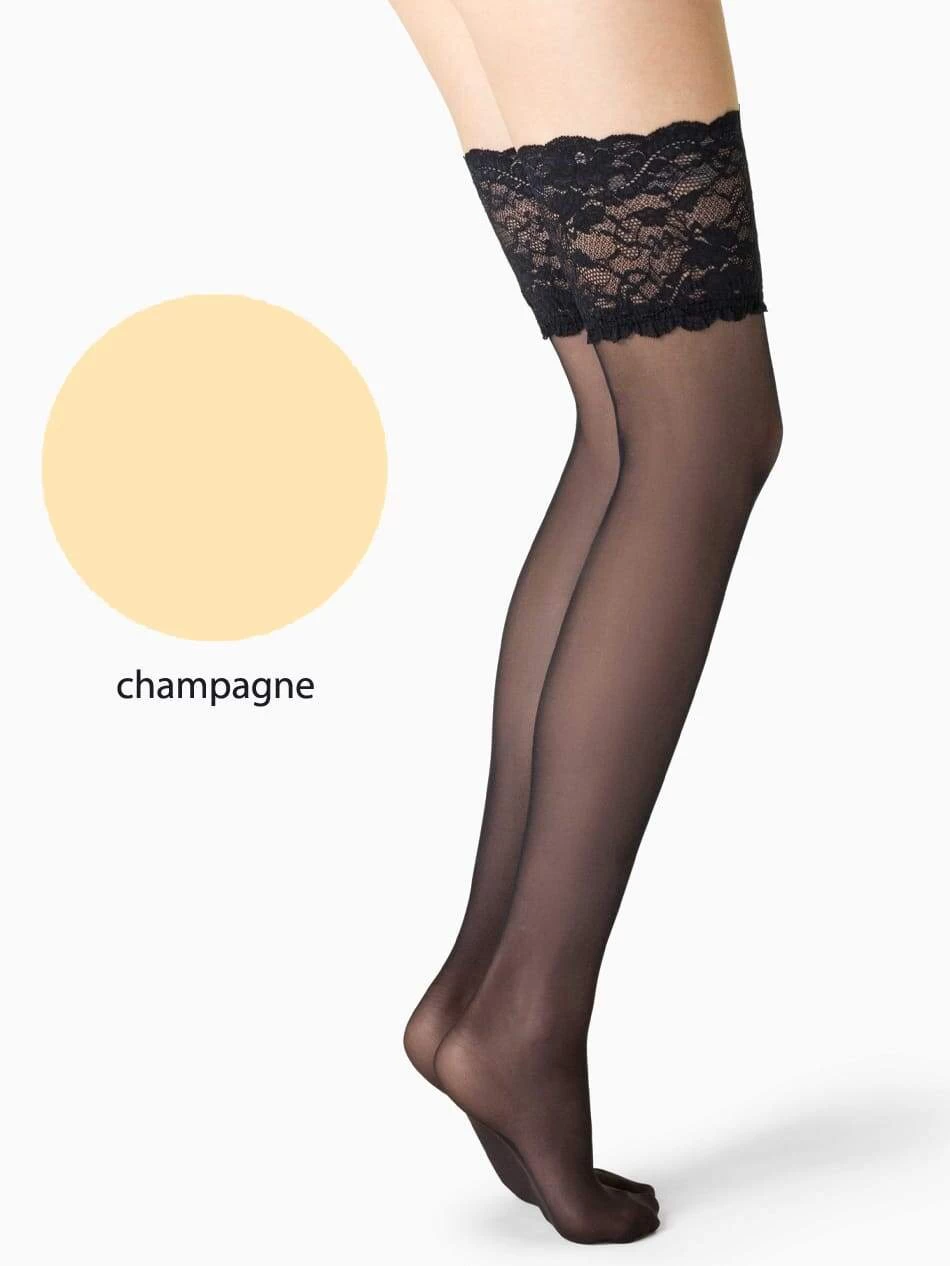 Halterloser Strumpf 20 DEN - Caresse 4 Halterloser Strumpf 20 DEN - Caresse – Bild 2