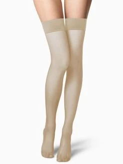 Halterloser Strumpf 10 DEN - Catwalk -Lingerie Verkauf fogal halterloser strumpf catwalk 226 damen3