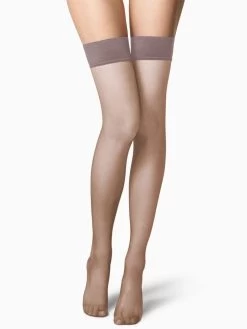 Halterloser Strumpf 10 DEN - Catwalk -Lingerie Verkauf fogal halterloser strumpf catwalk 226 damen4