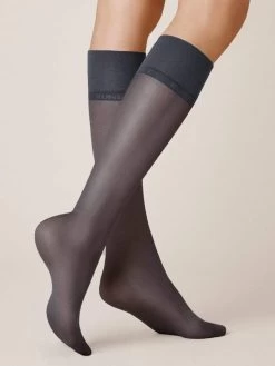 Kunert Kniestrumpf - Satin Look 20 -Lingerie Verkauf kunert kniestrumpf satin look 20 110183000 damen4