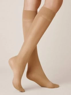 Kunert Kniestrumpf - Satin Look 40 -Lingerie Verkauf kunert kniestrumpf satin look 40 110183900 damen4