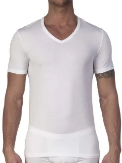 V-Shirt Kurzarm - Elastic Cotton
