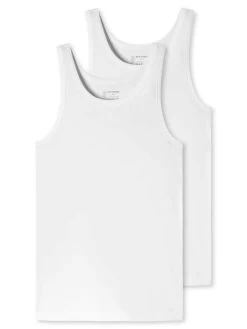 Schiesser 2er-Pack Unterhemd - 95/5 Cotton