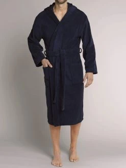 Bademantel Mit Kapuze - Schiesser Homewear Basics