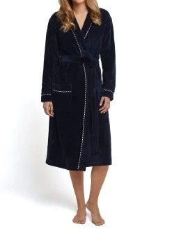 Schiesser Bademantel - Original Feinripp