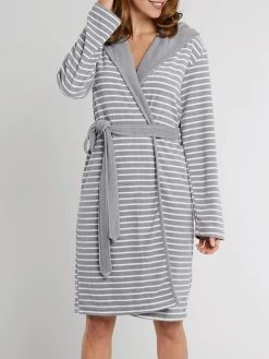 Bademantel - Schiesser Homewear Basics